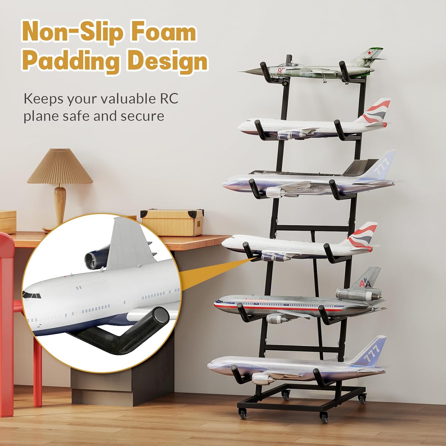 Heavy-Duty 6-Shelf Metal Displ – Model Airplane Plastic recenzja i cena