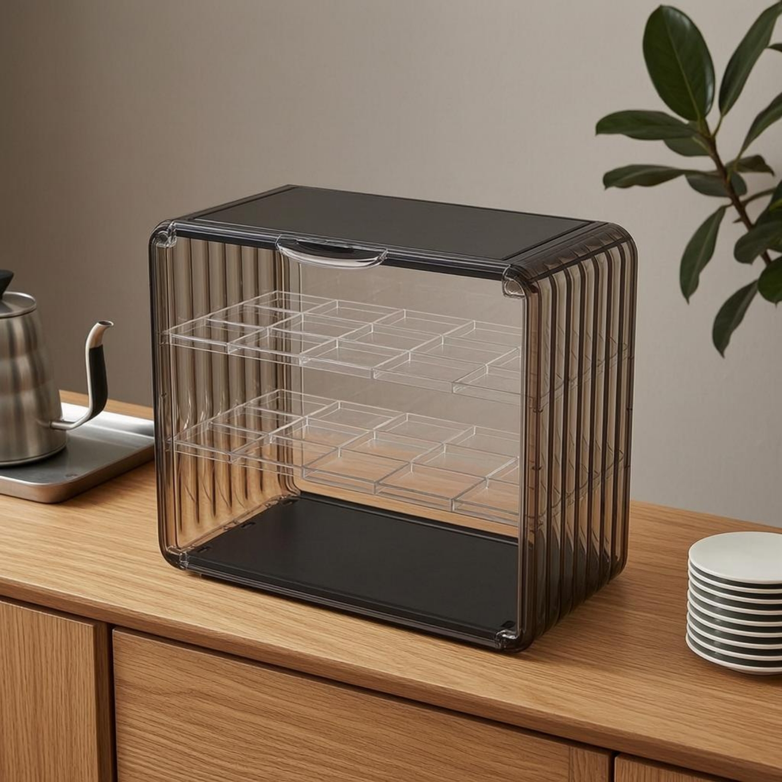 Acrylic Cup Storage Rack Trans – Display Case Acrylic recenzja i cena