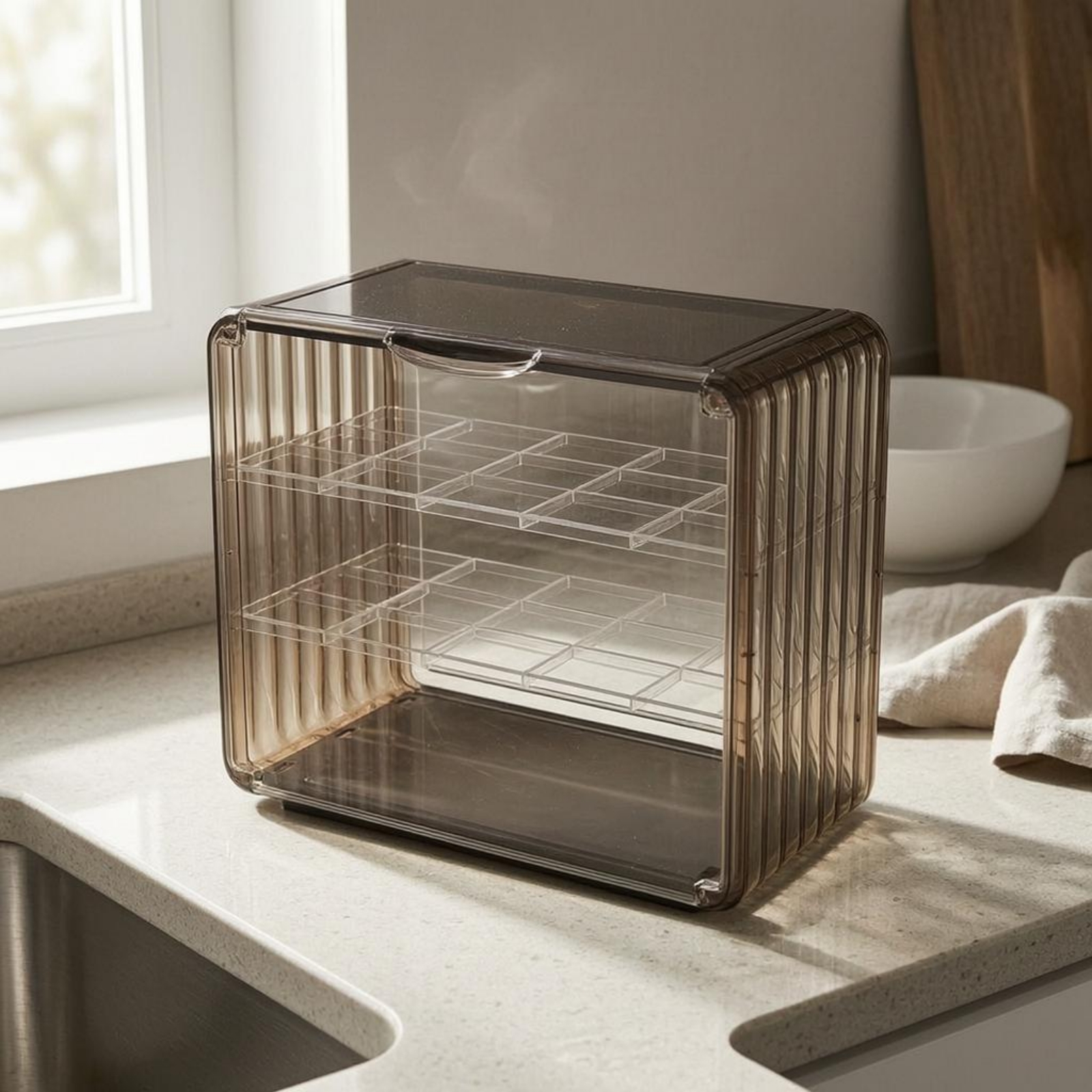Acrylic Cup Storage Rack Trans – Display Case Acrylic recenzja i cena