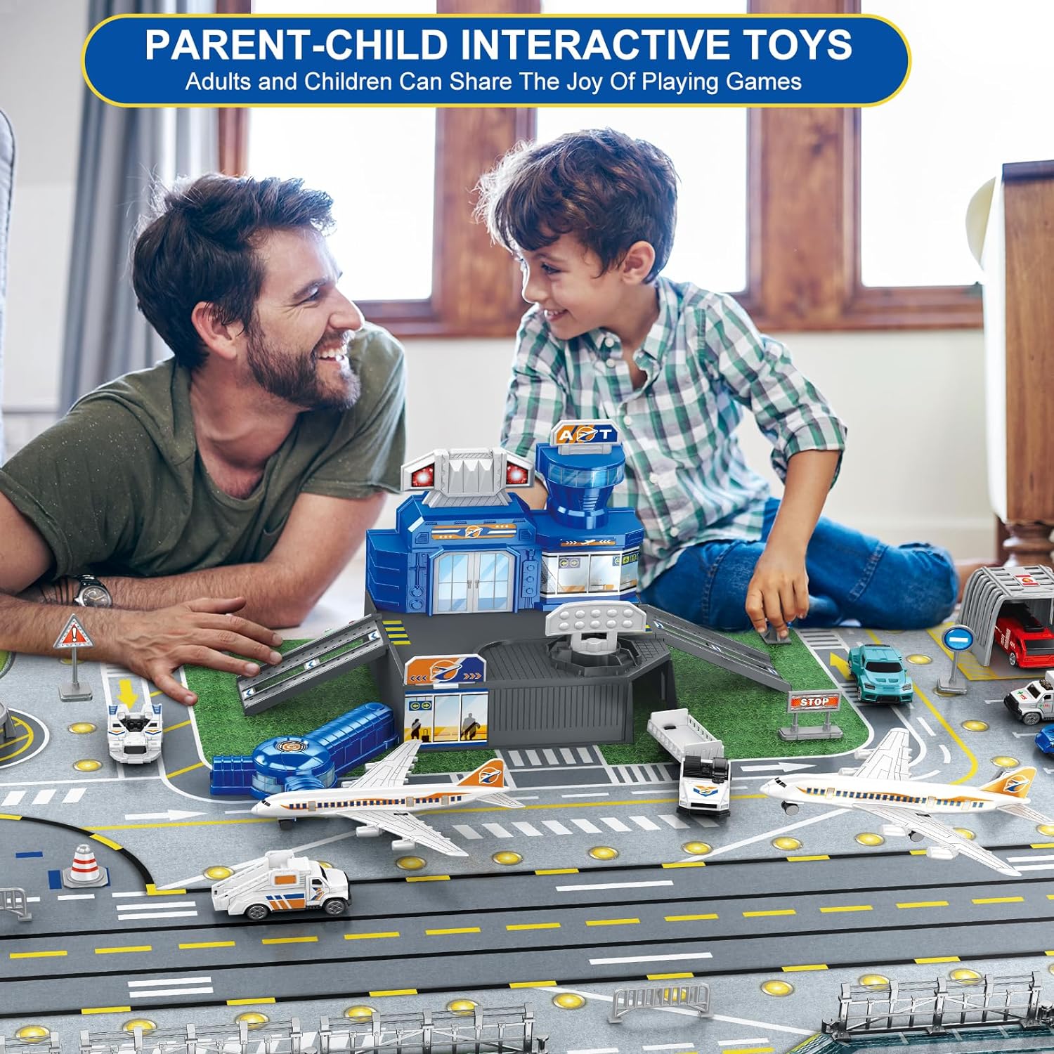 Children's Airport Scene Toy S – Model Airplane Plastic recenzja i cena