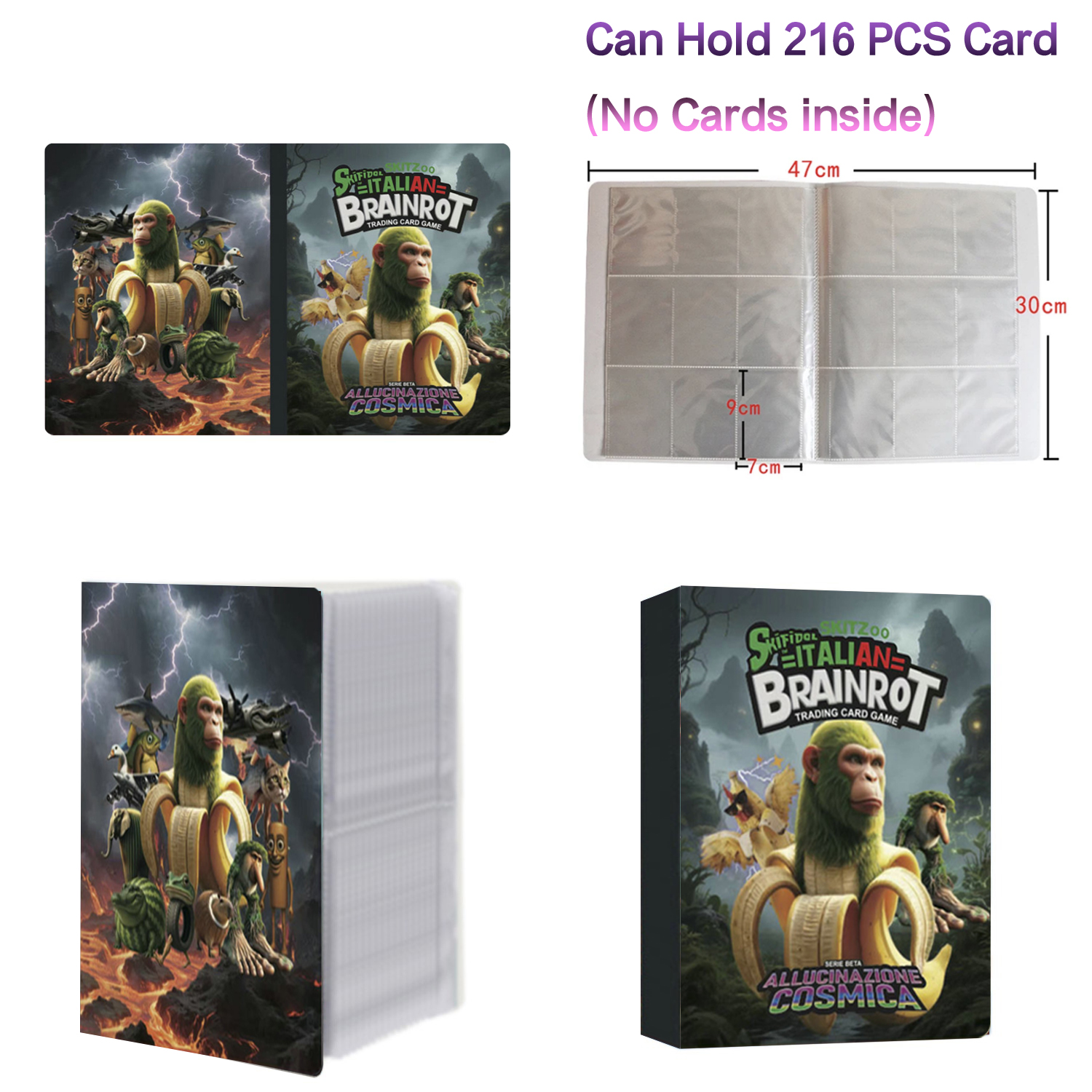 New 216 Pcs Booklet Italian Br – Trading Card Binder recenzja i cena
