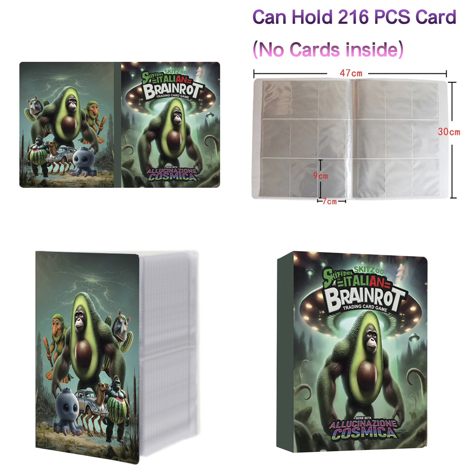 New 216 Pcs Booklet Italian Br – Trading Card Binder recenzja i cena