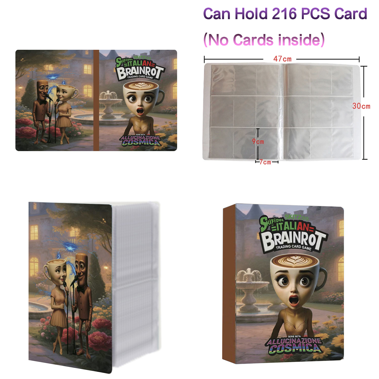 New 216 Pcs Booklet Italian Br – Trading Card Binder recenzja i cena