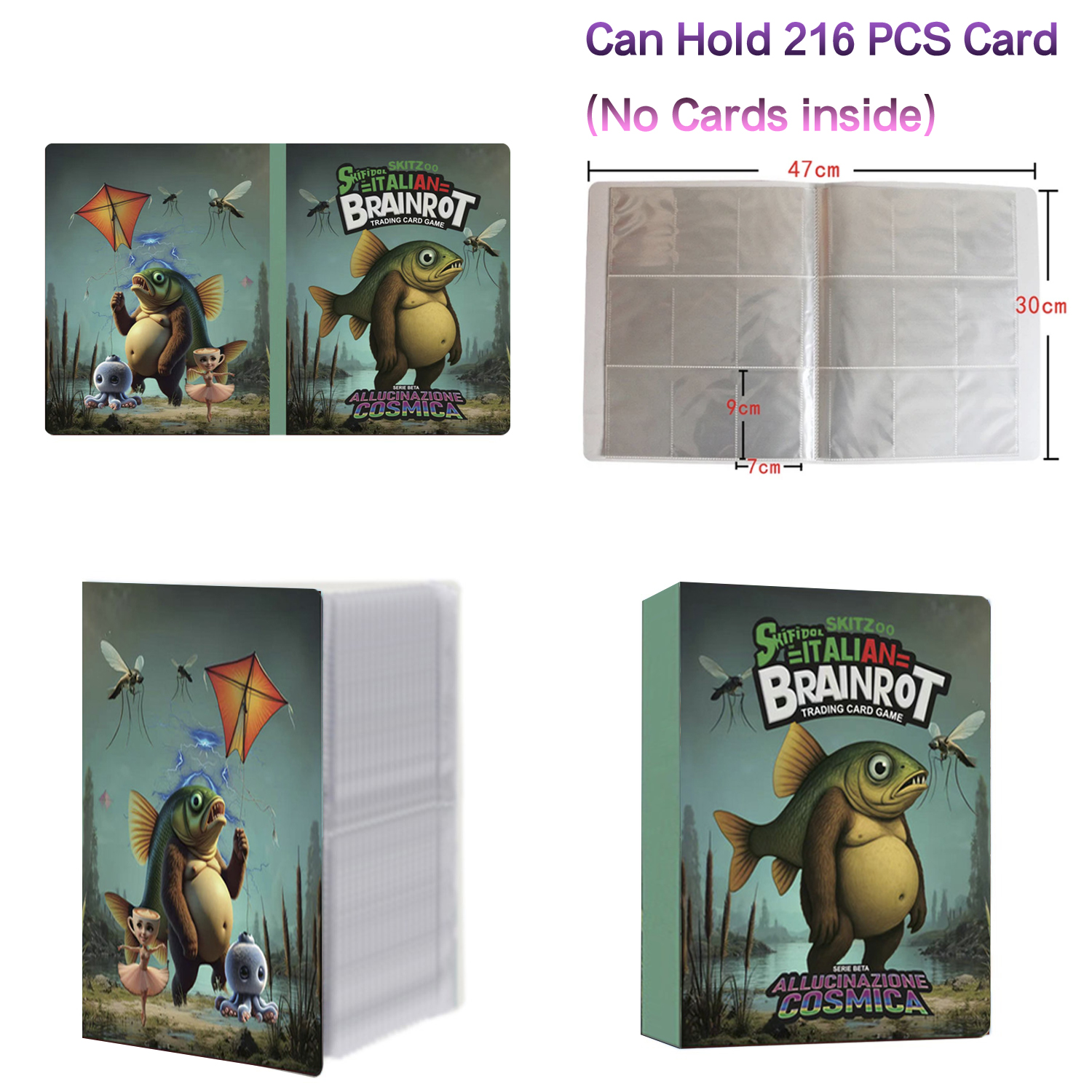 New 216 Pcs Booklet Italian Br – Trading Card Binder recenzja i cena