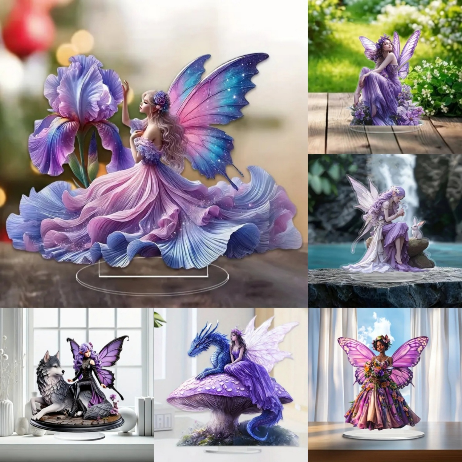 Fairy Statue,2D Flat Acrylic P – Display Case Acrylic recenzja i cena