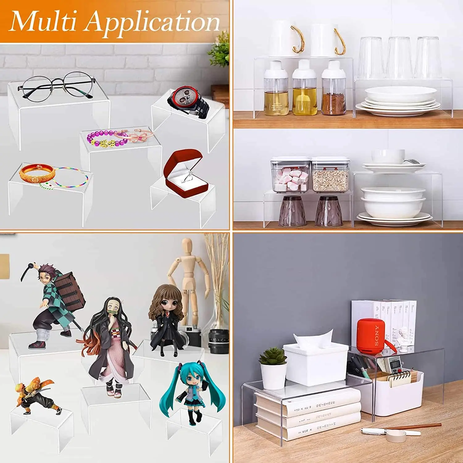 U Shape Acrylic Display Riser  – Pop Display Shelf recenzja i cena