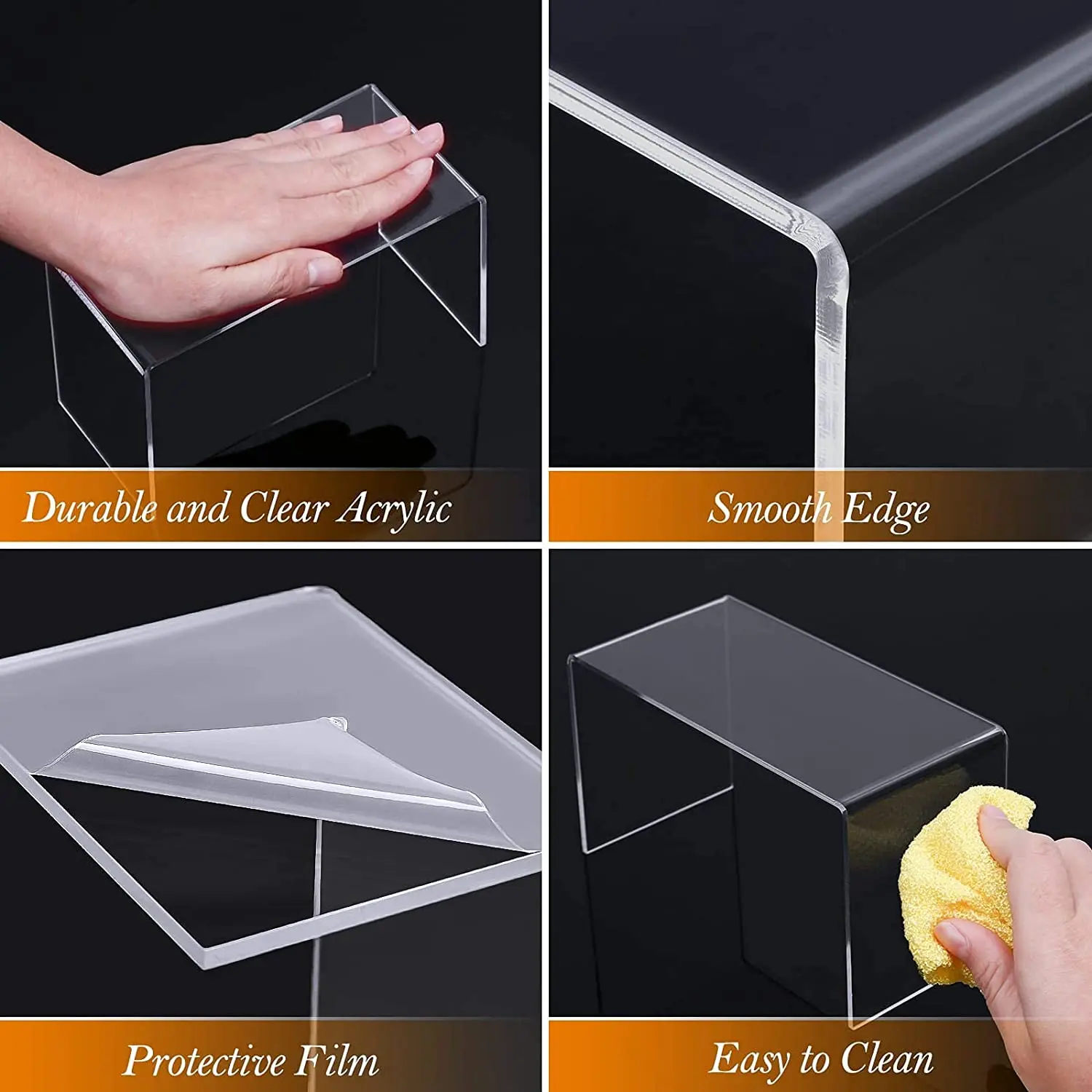 U Shape Acrylic Display Riser  – Pop Display Shelf recenzja i cena