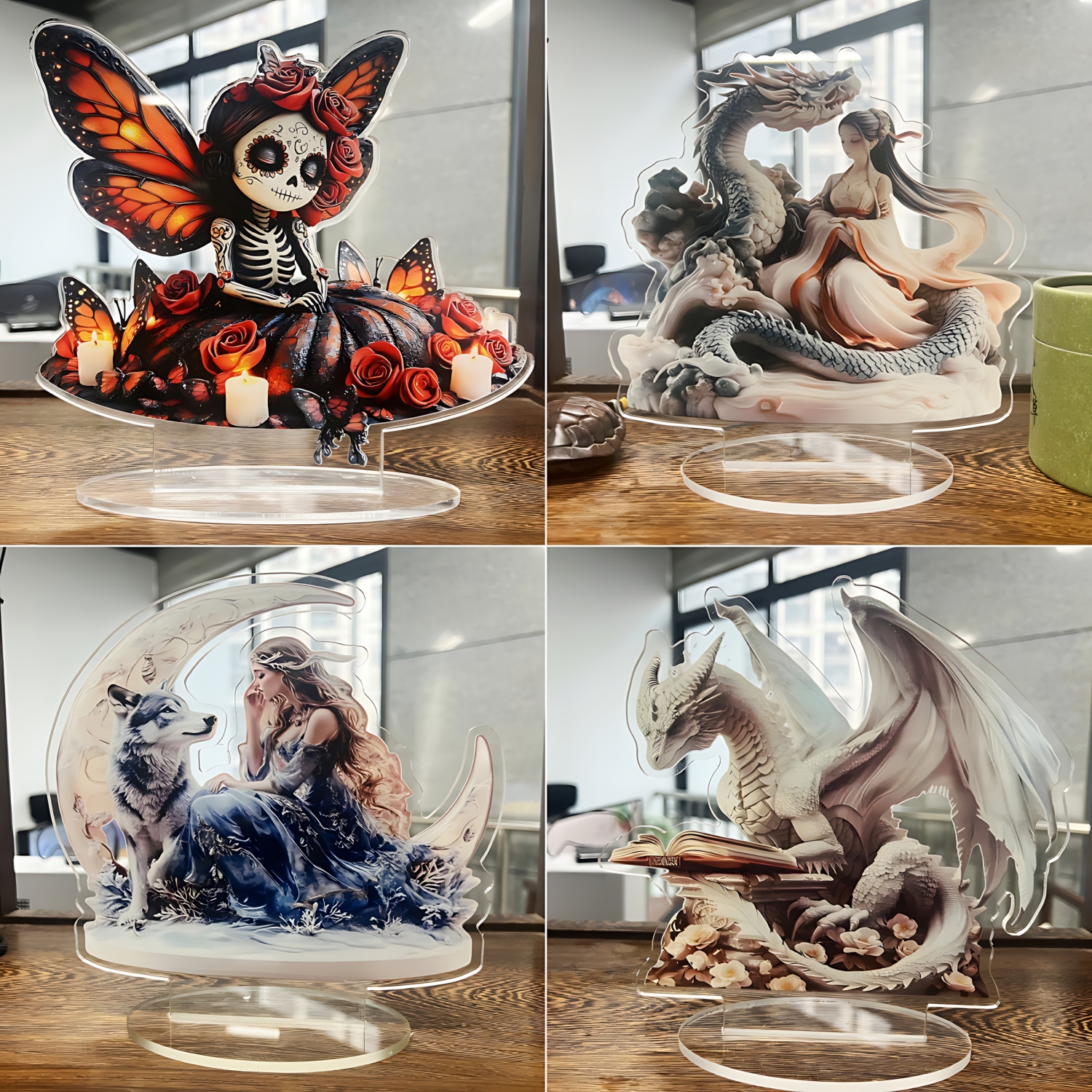 Male Lion Statue,2D Flat Anima – Display Case Acrylic recenzja i cena