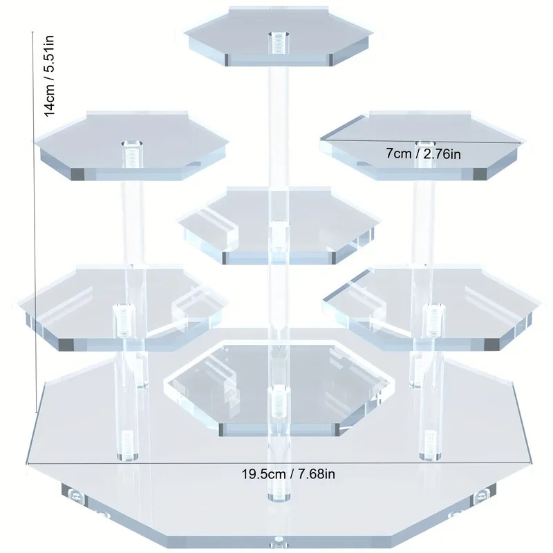 Acrylic Display Stand for Figu – Display Risers Set recenzja i cena