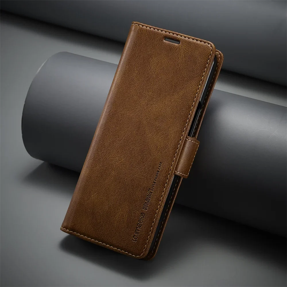 Leather Wallet Phone Case For  – Card Top Loader recenzja i cena