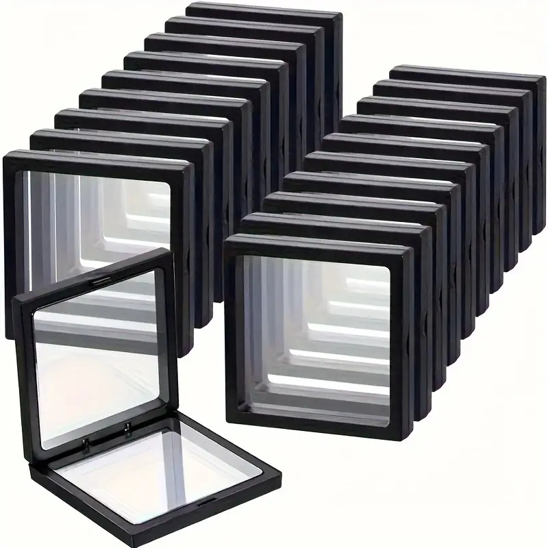 20Pcs Clearview 3D Floating Di – Display Case Acrylic recenzja i cena