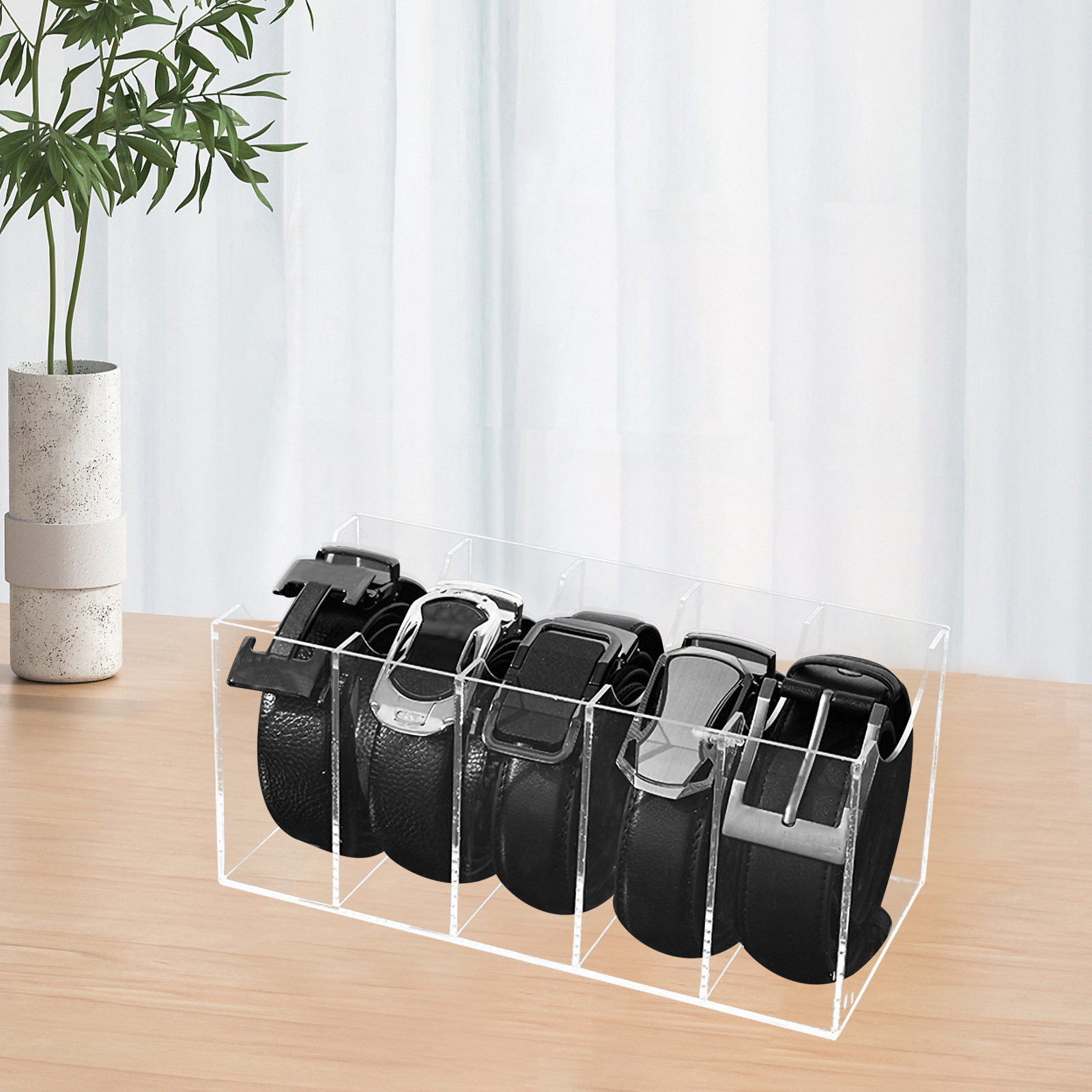 5-Compartment Acrylic Belt Org – Display Case Acrylic recenzja i cena