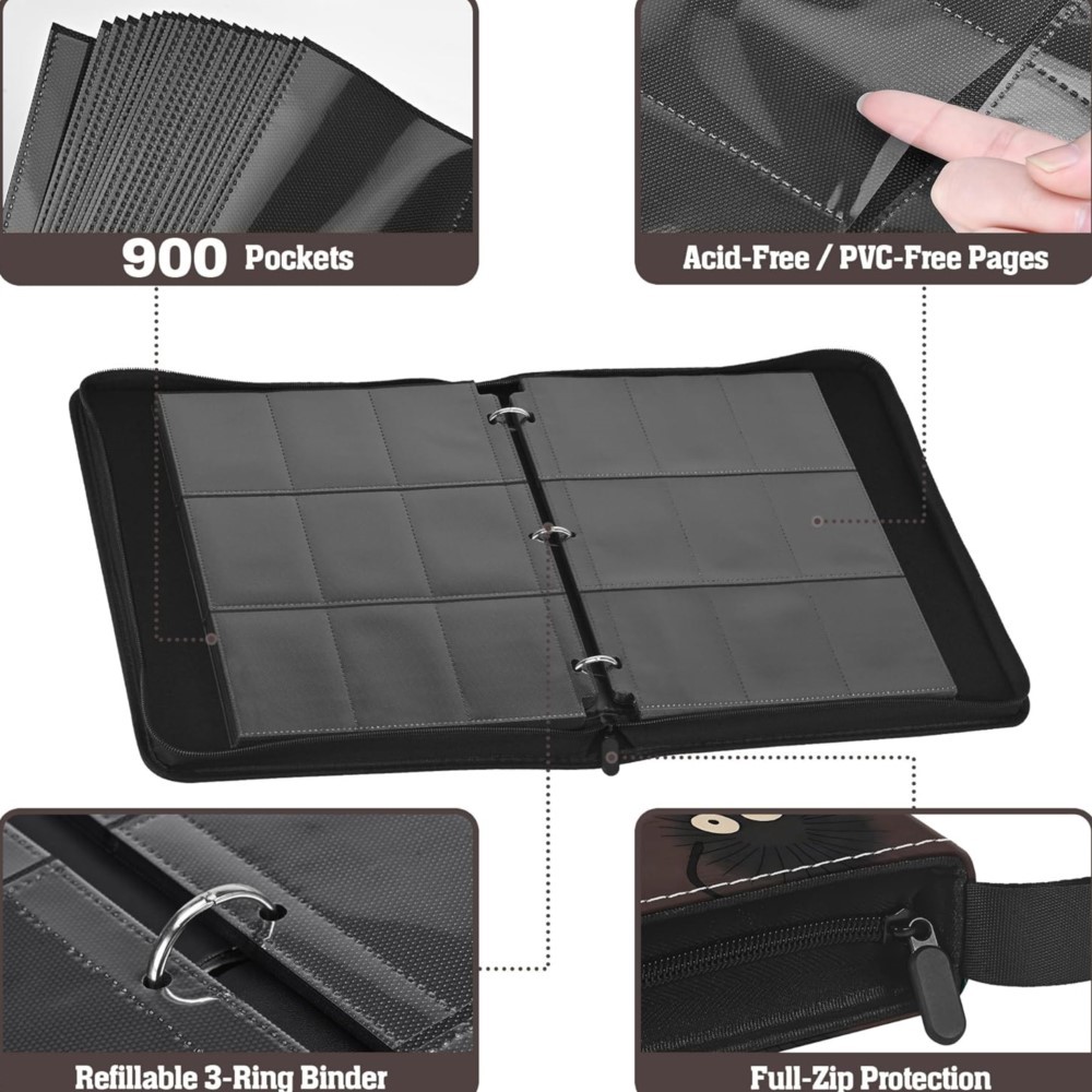 900 Pockets Card Binder Album  – Trading Card Binder recenzja i cena