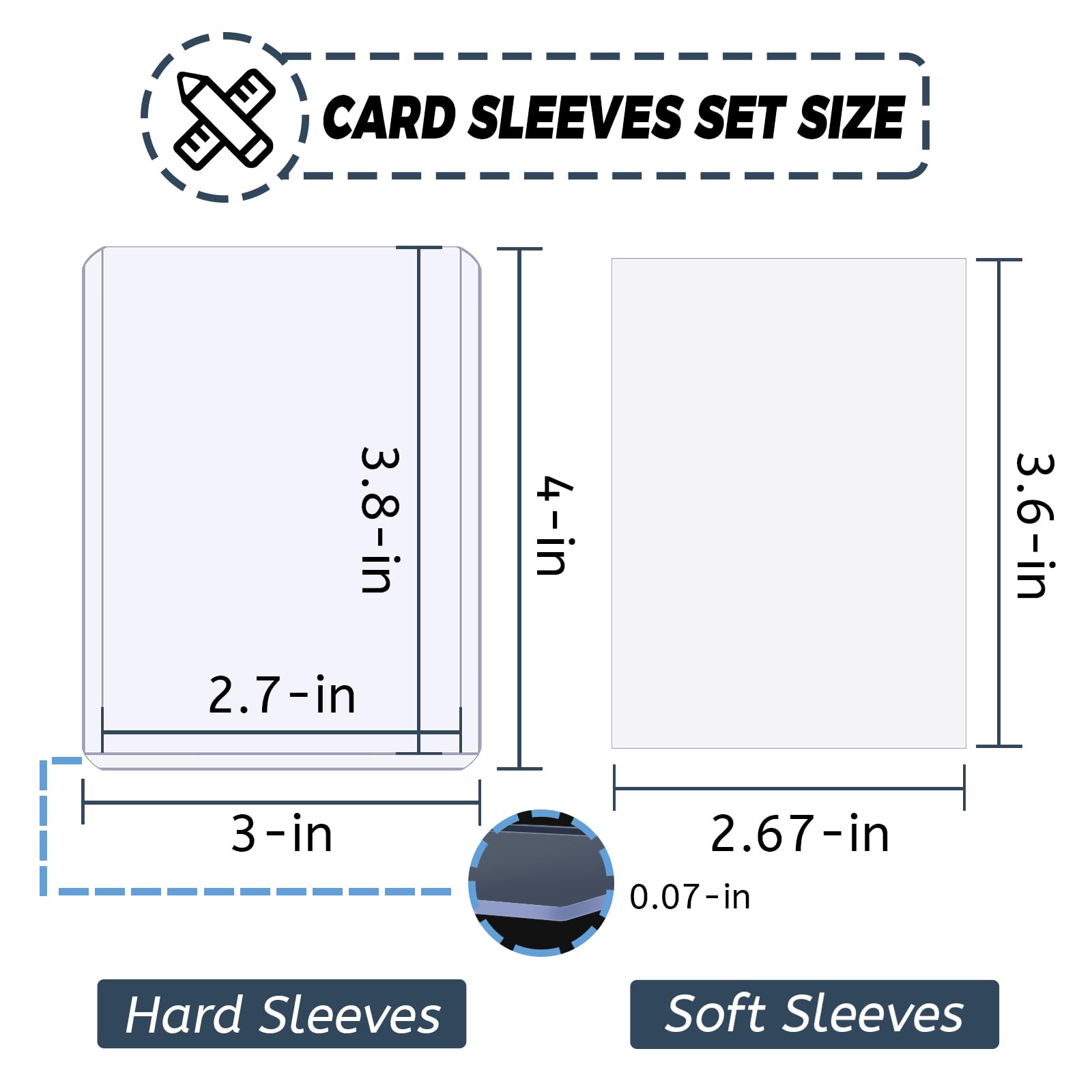 100-600pcs Card Sleeves Hard S – Pokemon Binder Card recenzja i cena