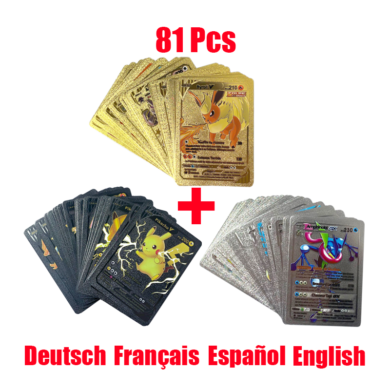 81-15Pcs Pokemon Cards Gold Si – Pokemon Binder Card recenzja i cena