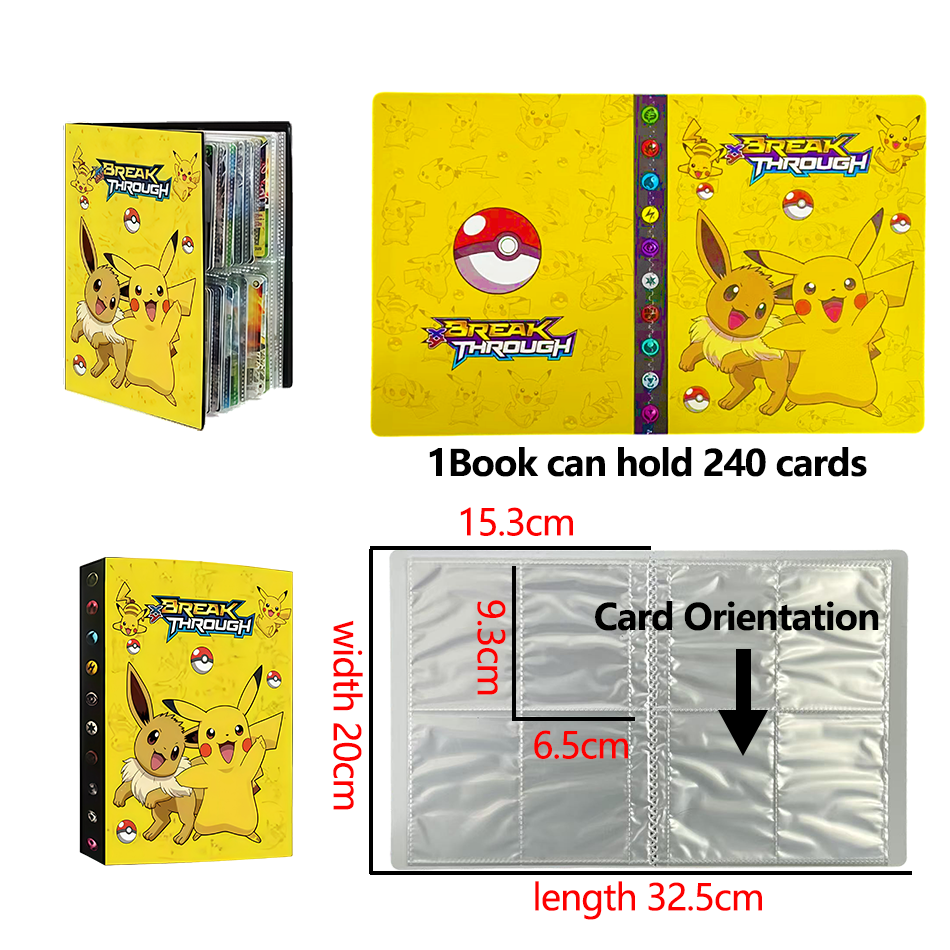 Pokemon 240 Card Album Book Ga – Pokemon Binder Card recenzja i cena
