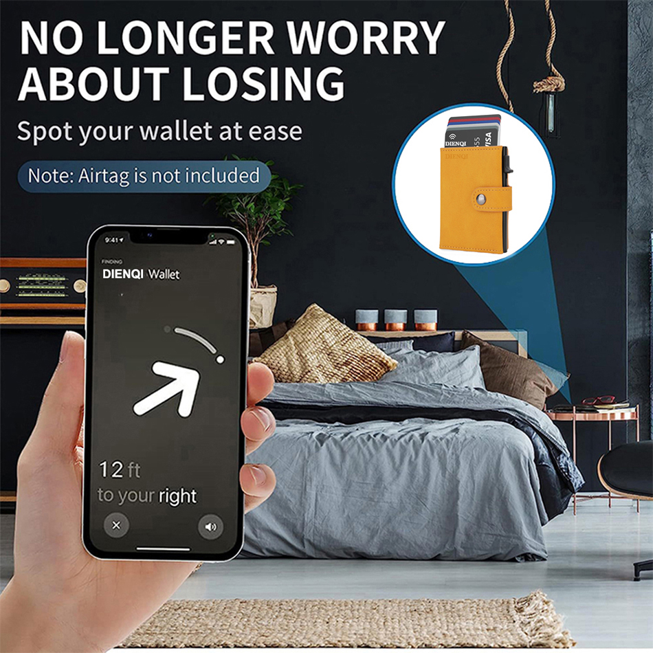 Airtag Wallet Rfid Credit Card – Card Top Loader recenzja i cena