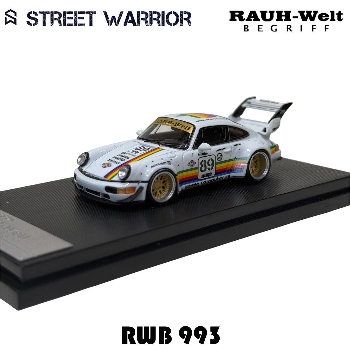 SW In Stock 1:64 RWB 993 Black – Die Cast Car 1 64 recenzja i cena